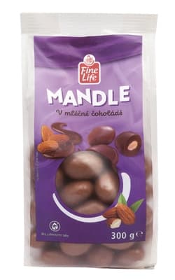 Fine Life Mandle v mléčné čokoládě