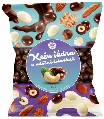 IBK trade Kešu jádra v mléčné čokoládě