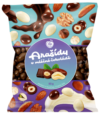 IBK trade Arašídy v mléčné čokoládě