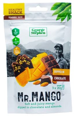 George and Stephen Mr. Mango polévané čokoládou, 3x20g