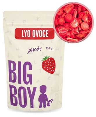 BIG BOY® Jahody plátky sušené mrazem