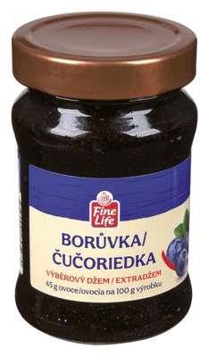 Fine Life Džem výběrový, borůvka