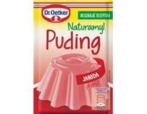 Dr. Oetker Naturamyl Puding příchuť jahoda 18 x 37 g