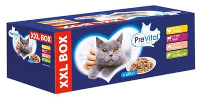PreVital Kapsičky pro kočky, gigabox 48x100g