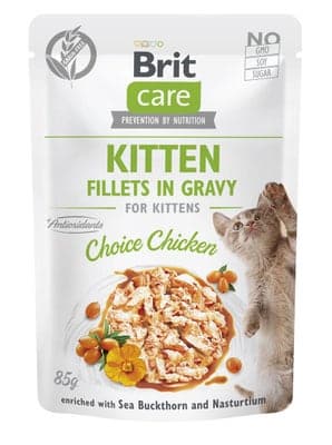 Brit Care Cat Kitten Fillets in Gravy Choice Chicken