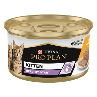 ProPlan Kitten Healthy Start, kuřecí konzerva pro koťata