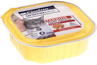 Animaplus Paštika s hovězím pro kočky