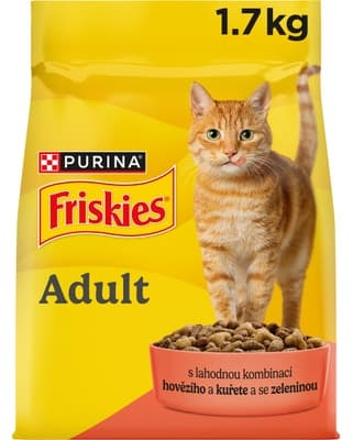 Friskies Granule pro kočky hovězí, kuře, zelenina