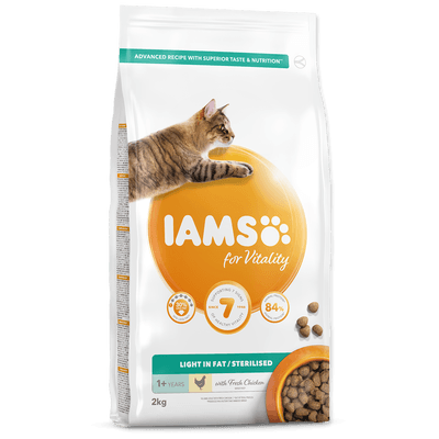 IAMS for Vitality granule s kuřecím pro kastrované kočky
