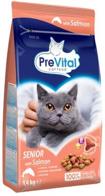 PreVital Granule pro kočky Senior s lososem