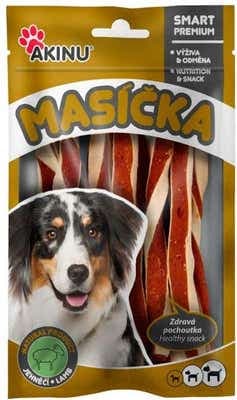 Akinu Masíčka jehněčí twister pro psy