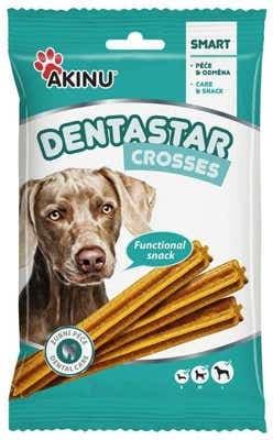 Akinu Pamlsky pro psy Denta Star žvýkací tyčky 170g