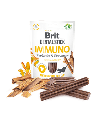 Brit Dental Stick Immuno with Probiotics & Cinnamon