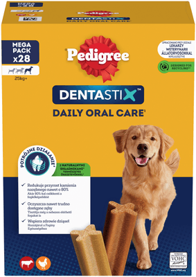 Pedigree Dentastix Daily Oral Care dentální pamlsky pro psy velkých plemen