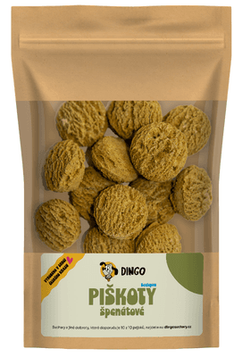 Dingo Piškoty se špenátem bezlepkové