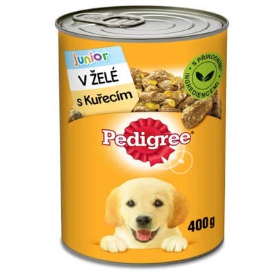Pedigree Junior Kuřecí maso v želé kompletní krmivo pro rostoucí psy a štěňata