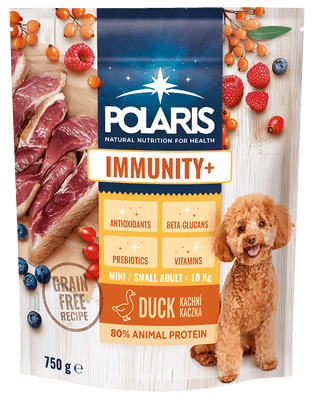 Polaris granule pro psy, Imunity small&mini, kachní