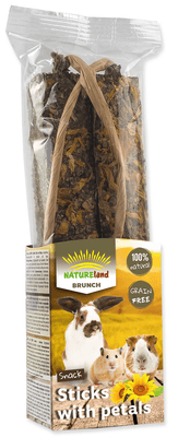 Nature Land Brunch tyčinky s květy pro hlodavce