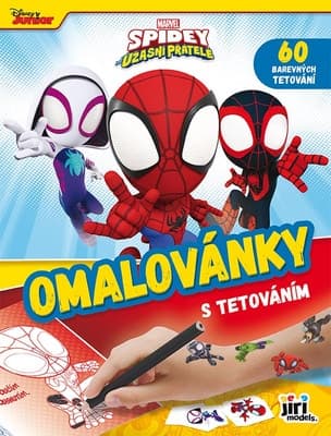 JIRI MODELS Omalovánky s tetováním Spidey