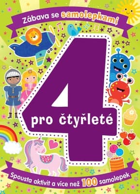 Svojtka & Co Zábava se samolepkami pro čtyřleté
