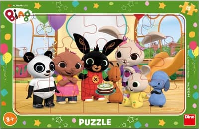 Dino Toys Bing ve školce puzzle deskové, 15 dílků