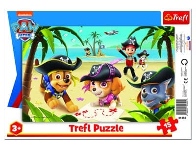 Trefl Puzzle deskové Přátelé z Tlapkové patroly 15 dílků