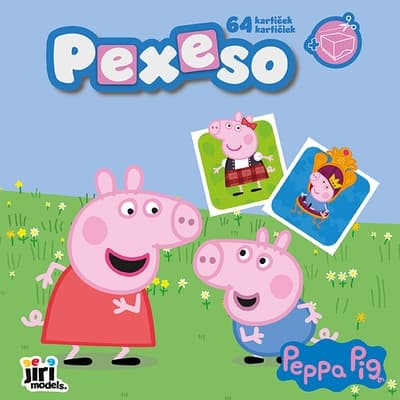 JIRI MODELS Pexeso v sešitu Prasátko Peppa