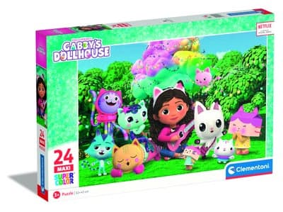 Clementoni  Puzzle Gábinin kouzelný domek - Na zahradě maxi 24 dílků