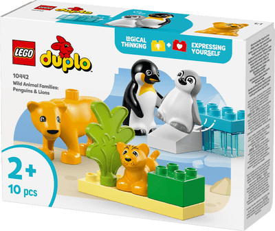 LEGO® Rodinky divokých zvířat: Tučňáci a lvi