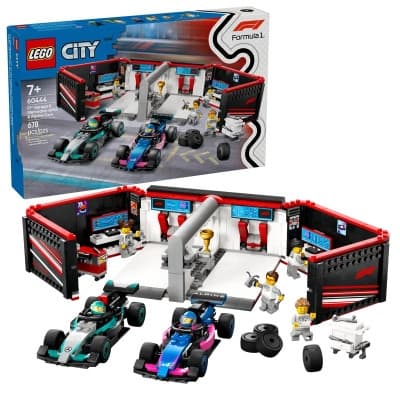 LEGO® Garáž F1® a vozy Mercedes-AMG a Alpine