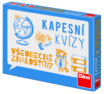 Dino Toys Kapesní kvízy – Všeobecné znalosti - Cestovní hra