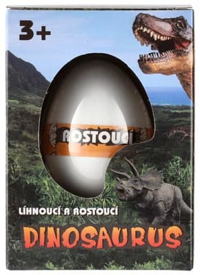 Teddies Líhnoucí a rostoucí dinosaurus ve vejci 6 cm