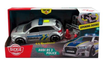 Dickie Audi RS3 policie, česká verze