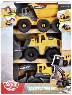 Dickie Stavební set Volvo 3 ks, 16 cm