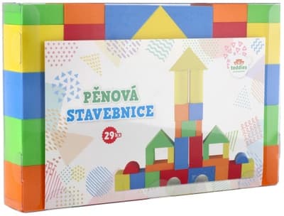 Teddies Stavebnice pěnová
