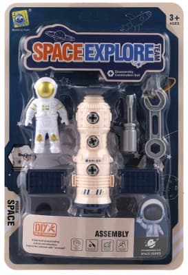 Teddies Sada vesmír, šroubovací s doplňky
