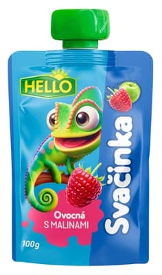 Hello Ovocná svačinka s malinami