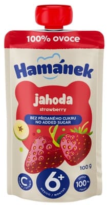 Hamánek 100% Jahoda, jablko