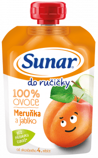 Sunar Do ručičky ovocná kapsička meruňka 4m+