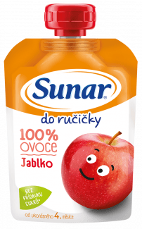 Sunar Do ručičky, ovocná kapsička jablko 4m+