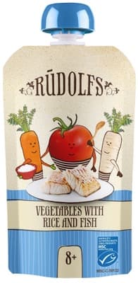 Rudolfs BIO kapsička Zelenina rýže, ryba