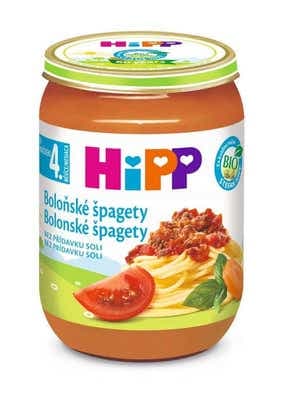 HiPP BIO špagety v boloňské omáčce