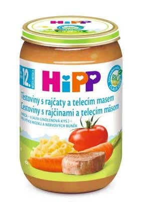 HiPP BIO těstoviny s rajčaty a telecím masem