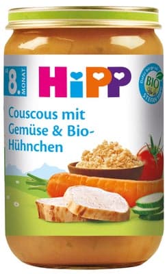 HiPP BIO Kuskus se zeleninou a kuřecím masem
