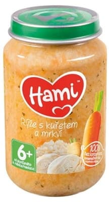 Hami Rýže s kuřetem a mrkví 6m+