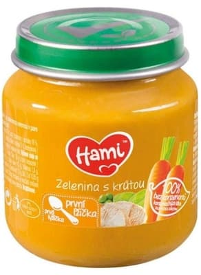 Hami Zelenina s krůtou - První lžička 4m+