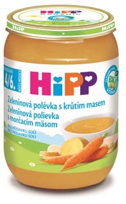 HiPP BIO zeleninová polévka s krůtím masem