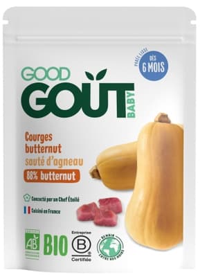 Good Gout BIO Máslová dýně s jehněčím masem
