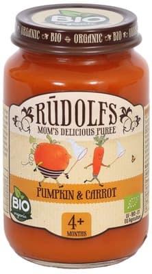Rudolfs BIO Příkrm dýně a mrkev