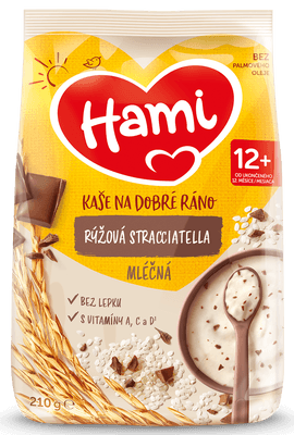 Hami Mléčná rýžová kaše Stracciatella